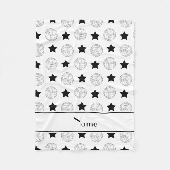 Cobertor De Velo Estrelas brancas conhecidas personalizadas do (Frente)
