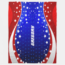 Cobertor De Velo Estrelas de Sinalizador abstrato-Americanas e Faix