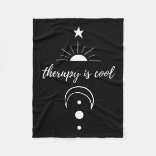 Cobertor De Velo Estrelas Legal de Lua de Saúde Mental