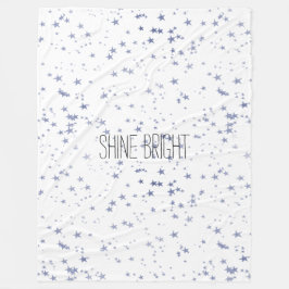 Cobertor De Velo Estrelas Roxas