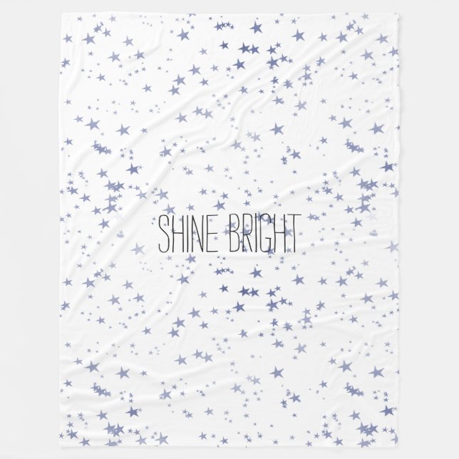 Cobertor De Velo Estrelas Roxas (Frente)