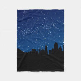 Cobertor De Velo Estrelas, skyline, New York