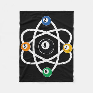 Cobertor De Velo Estruturas Atômicas - Piscina de Bola 8, Engraçado