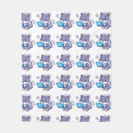 Cobertor De Velo estudante preguiçoso giro - talvez amanhã eu estud