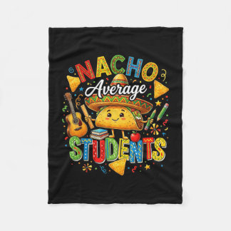 Cobertor De Velo Estudantes médios nacho lindo taco volta às aulas