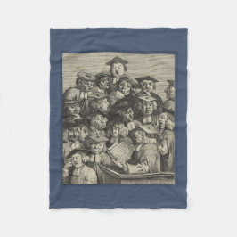 Cobertor De Velo Estudiosos em uma aula (por William Hogarth)