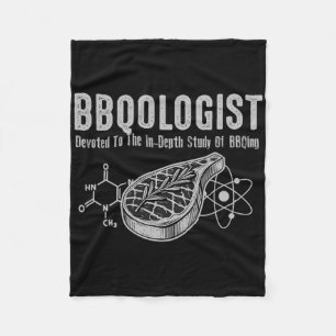Cobertor De Velo Estudo Bqologista De Byrbecue Engraçado Por Mulher