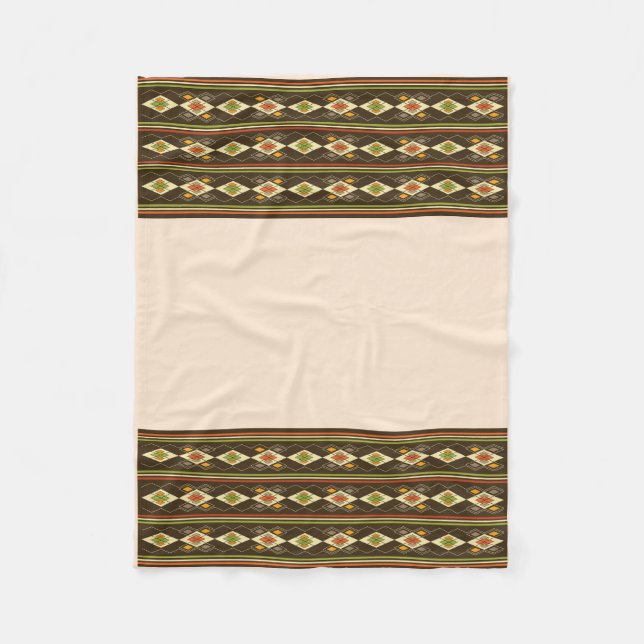 Cobertor De Velo Ethiopian Tebeb Pattern (Frente)