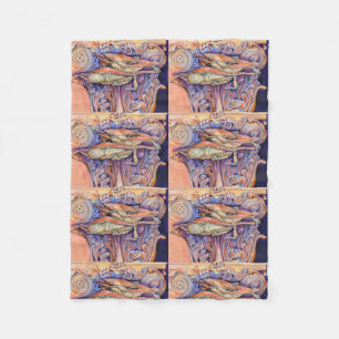 Cobertor De Velo Etiqueta de Reprodução de Spike e Curly