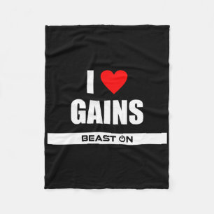 Cobertor De Velo Eu Adoro Ganhos De Criança De Bacalhau Gainz Malha