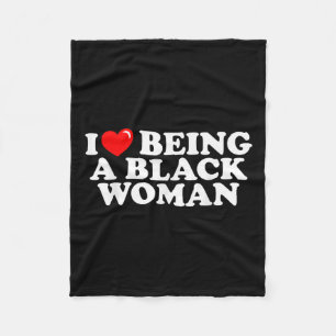 Cobertor De Velo Eu Adoro Ser Uma Mulher Negra Orgulho Afro-America
