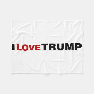 Cobertor De Velo Eu Adoro Trump