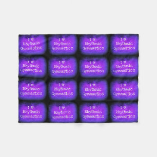 Cobertor De Velo Eu amo a cobertura do velo da ginástica rítmica