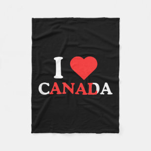 Cobertor De Velo Eu Amo Canadá Adulto Engraçado Humor Unhingchy M