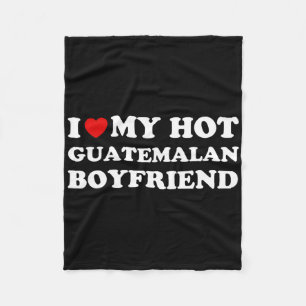 Cobertor De Velo Eu Amo (coração) Meu Namorado Guatemalteco Valenti