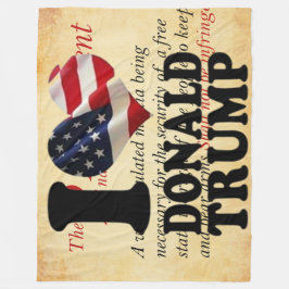 COBERTOR DE VELO EU AMO DONALD TRUMP