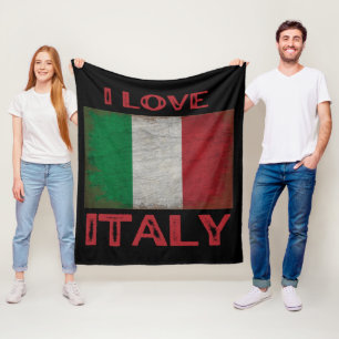 COBERTOR DE VELO EU AMO ITÁLIA, BANDEIRA DA ITÁLIA