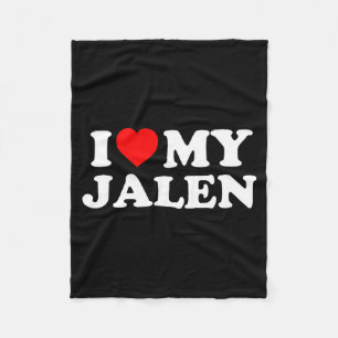 Cobertor De Velo Eu Amo Meu Jalen