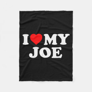Cobertor De Velo Eu Amo Meu Joe