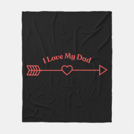Cobertor De Velo Eu Amo Meu Pai