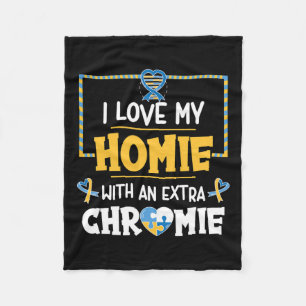 Cobertor De Velo Eu Amo Minha Casa Com Um Autismo De Chromie Extra