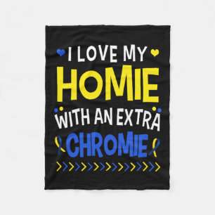 Cobertor De Velo Eu Amo Minha Casa Com Um Pai Extra De Chromie Mamã