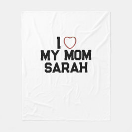 Cobertor De Velo Eu Amo Minha Mãe