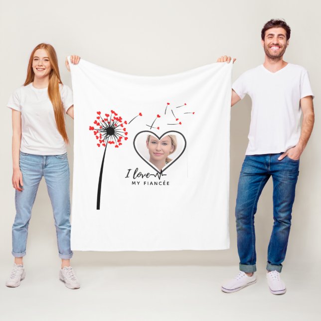 Cobertor De Velo Eu Amo Minha noiva - O Melhor Amigo Personalizado (In Situ)