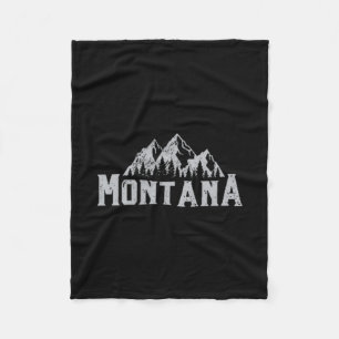 Cobertor De Velo Eu Amo O Estado De Montana Meu Doce Lar É Chamada