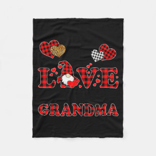 Cobertor De Velo Eu Amo Ser Uma Avó Gnomo Correspondência Família V