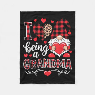 Cobertor De Velo Eu Amo Ser Uma Avó Gnomo Correspondente Família Va