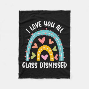 Cobertor De Velo Eu Amo Vocês Todos Da Classe Dispensados No Último