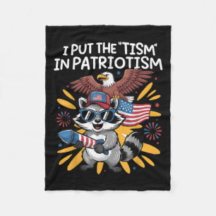 Cobertor De Velo Eu Coloquei O Tismo Na Águia Atlética Patriotismo 