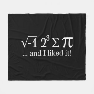 Cobertor De Velo Eu comi alguma torta e eu gostei d no preto