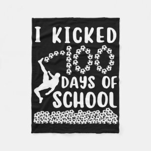 Cobertor De Velo Eu Completei 100 Dias De Escola Futebol 100º Dia B