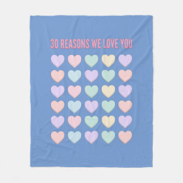 Cobertor De Velo Eu corto você - 30 razões porque nós te amamos - 3