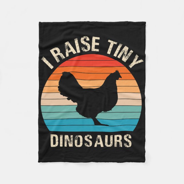 Cobertor De Velo Eu-crio Dinossauros Minúsculos-presente Engraçado  (Frente)