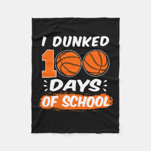 Cobertor De Velo Eu Dava 100 Dias De Basquete Escolar