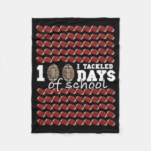 Cobertor De Velo Eu Encontrei 100 Dias De Crianças De Futebol Da Es