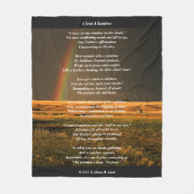 "Eu envio paisagem de um arco-íris"