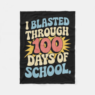 Cobertor De Velo Eu Explodi Por 100 Dias De Escola 100º Dia Kin