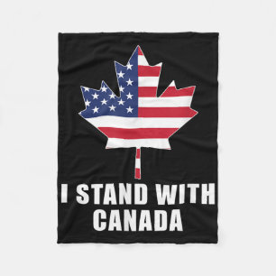 Cobertor De Velo Eu fico com o Canadá, América do Canadá, Canadá, b