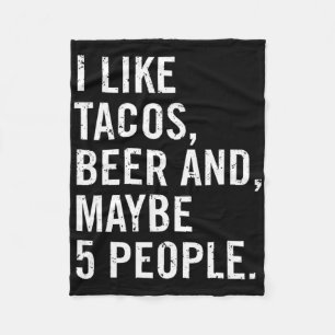 Cobertor De Velo Eu Gosto De Tacos Cinco De Mayo