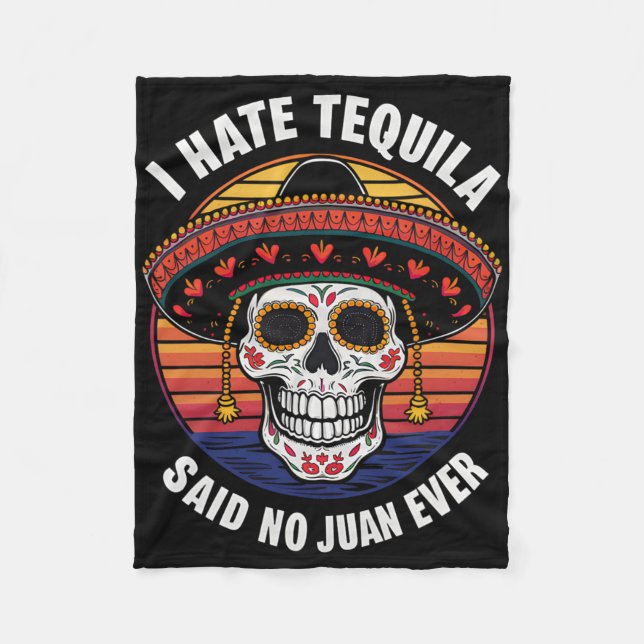 Cobertor De Velo Eu He Tequila Mexicano Cinco De Mayo  (Frente)