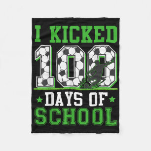 Cobertor De Velo Eu Joguei 100 Dias De Futebol Escolar 100 Rapazes