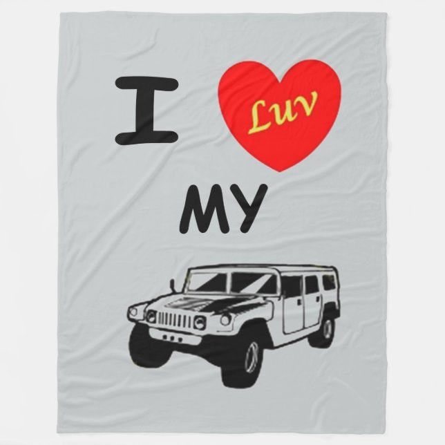 COBERTOR DE VELO EU LUV MEU HUMMER (Frente)