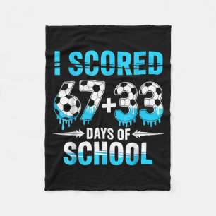 Cobertor De Velo Eu Marquei 100 Dias De Futebol Escolar 100º Dia De