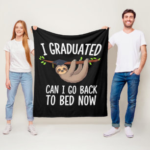 Cobertor De Velo Eu me Graduado Posso Voltar Para a Cama Agora Preg