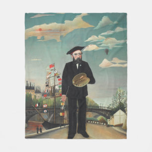 Cobertor De Velo Eu mesmo: Retrato – Paisagem, Henri Rousseau 1890