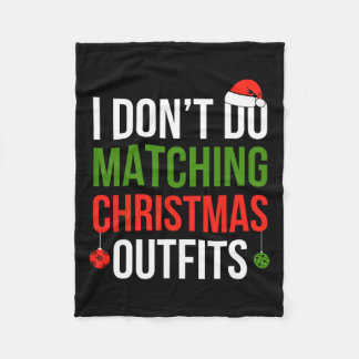 Cobertor De Velo Eu não combino roupas de Natal, mas me divirto